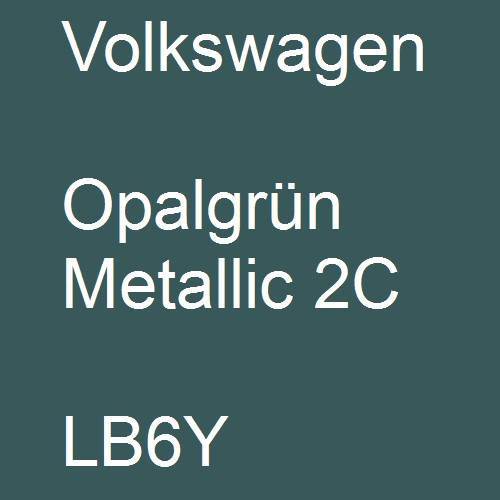 Volkswagen, Opalgrün Metallic 2C, LB6Y.